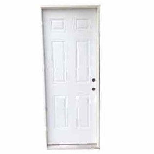 2-10 X 6-8 6 PANEL STEEL S&D LH DOOR 