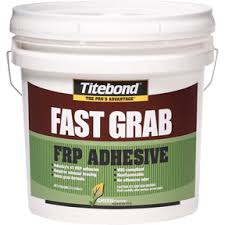 4 gallon titebond fast grab water based frp adhesive 4054 