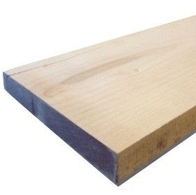 Hard Maple Surfaced Two Sides (S2S) Straight Line Ripped (SLR1)per Board Ft. 