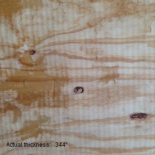 3/8 4 x 8  cdx rated sheathing plywood