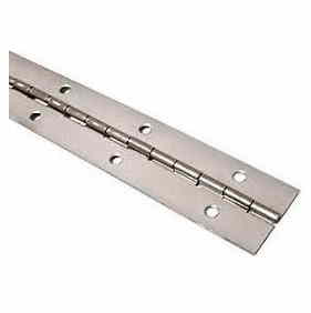 1-1/2 x 72 Continuous Hinge silver 