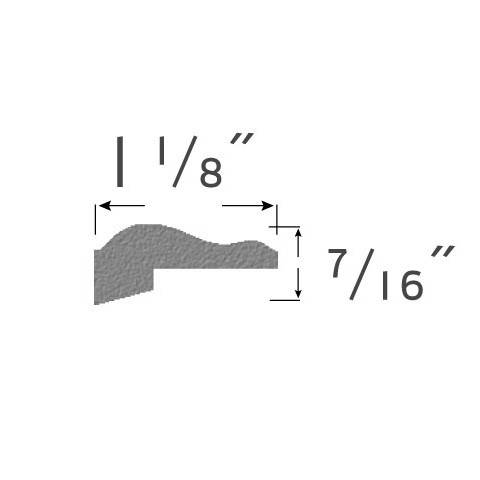 Pre-finished 8' white cap aztra (5292) 