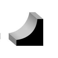 WM 93 3/4 x 3/4  Pine cove molding /ft. 