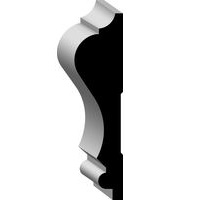 WM 390 11/16 x 2 5/8 finger jointed primed Pine chair rail molding /ft. 