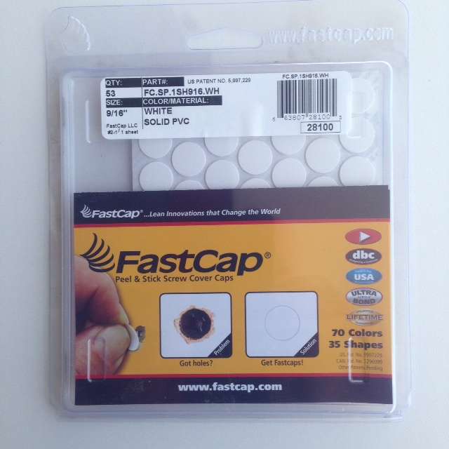 White fast cap psa caps 