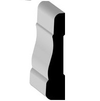 L356 1/2 x 2 1/4 colonial Oak casing molding /ft. 