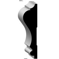 WM 390 5/8 x 2 1/2 Oak chair rail molding /ft. 