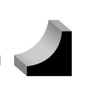 WM 93 3/4 x 3/4 Oak cove molding /ft. 