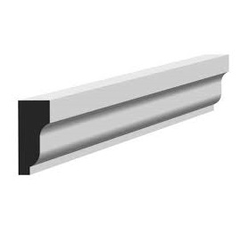 WM 210 11/16 x 1 5/8 finger jointed primed Pine shingle molding /ft.