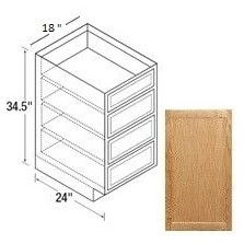 18D Drawer Base Chadwood Oak Kitchen Kompact 