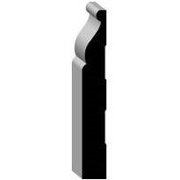 P808 9/16 X 4 1/4 finger jointed primed colonial Pine base molding /ft.