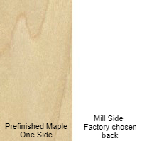 3/4 4 X 8 COMBO CORE VC MDF MAPLE / WHITE PAPER_BACK SHOP 