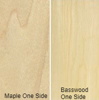 1/2 4 X 8 VC MAPLE / BASSWOOD SHOP 
