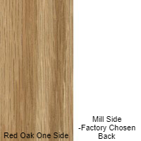 3/4 4 X 8 COMBO CORE VC MDF RED_OAK / MILL SHOP  