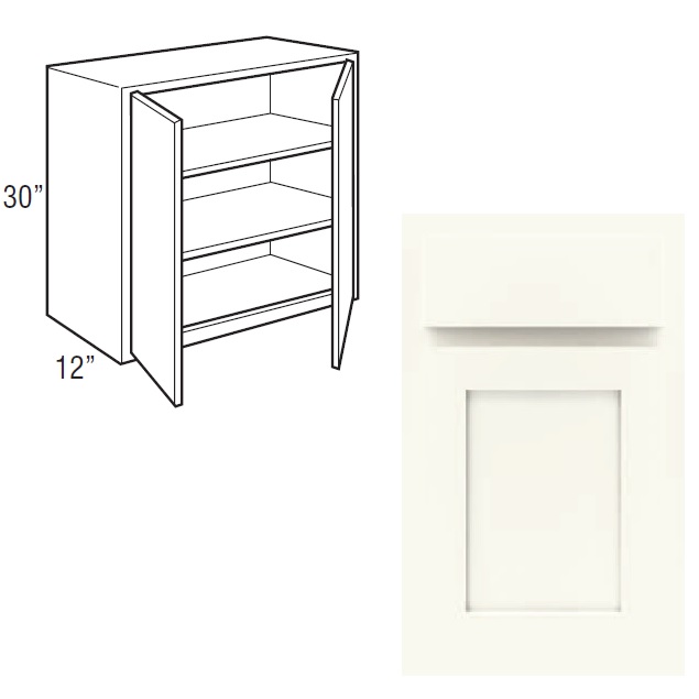3030 Wall Cabinet Luxor White CNC Cabinetry