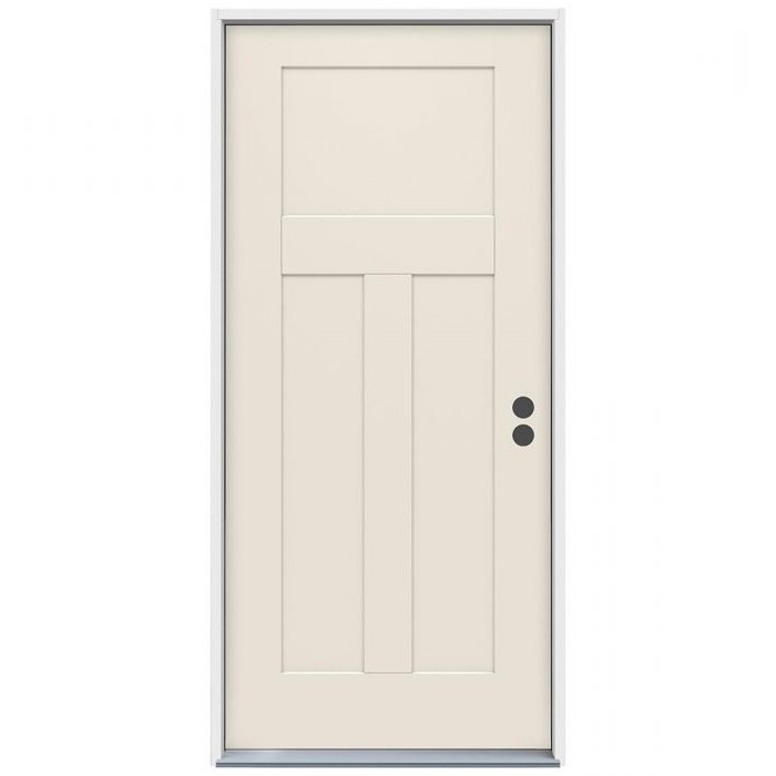 2-8 X 6-8 3 PANEL CRAFTSMAN STEEL S&D LH DOOR 