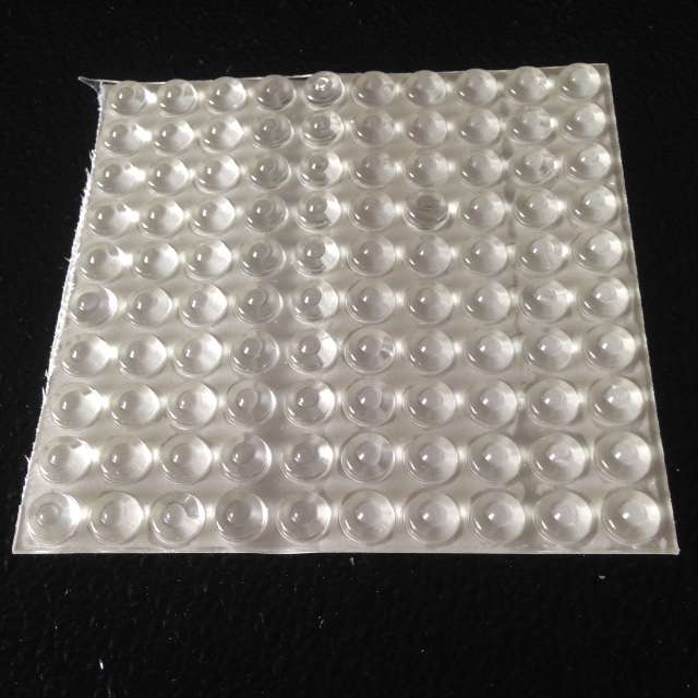 1/2 Clear Cabinet Door Bumper 50 Count 