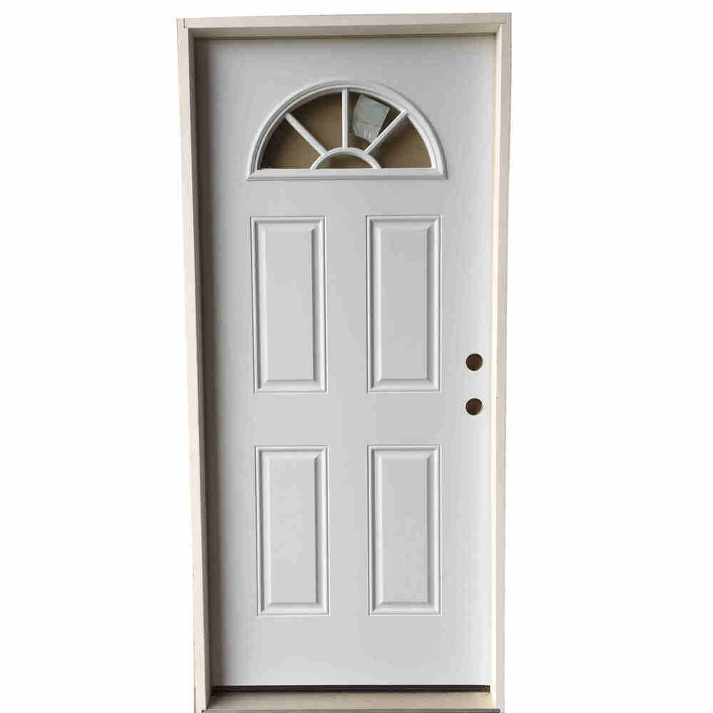 3-0 X 6-8  FAN LITE STEEL S&D LH DOOR 